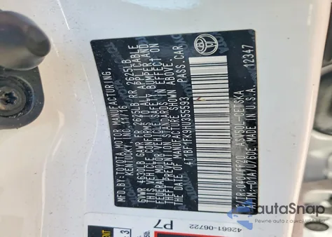 2017 Toyota Camry Se z USA, uszkodzony, nr VIN 4T1BF1FK9HU355593